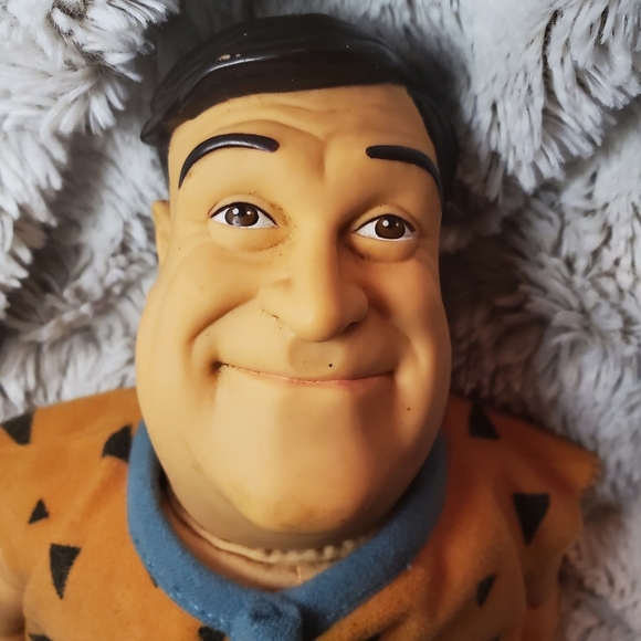 Vintage Fred Flintstone Toy Plush Dakin 1990's Movie John Goodman 12" Doll - Picture 2 of 11